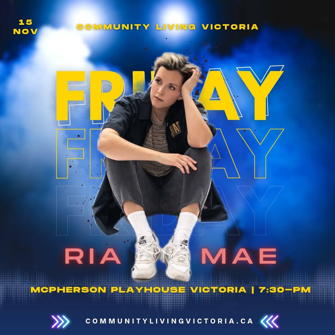 Ria Mae in Concert to support Community Living Victoria November 15, 2024